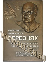 Изготовление памятной доски из бронзы с портретным барельефом по фотографии в память о А.Я. Березняк в городе Дубна Московской области.